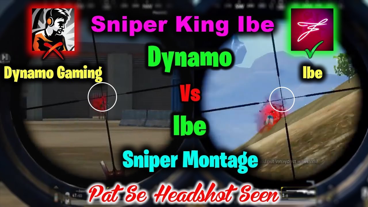 HEADSHOT☠️ KING👑 Ibe | PUBG MOBILE SNIPER MONTAGE | Ibe | DYNAMO GAMING