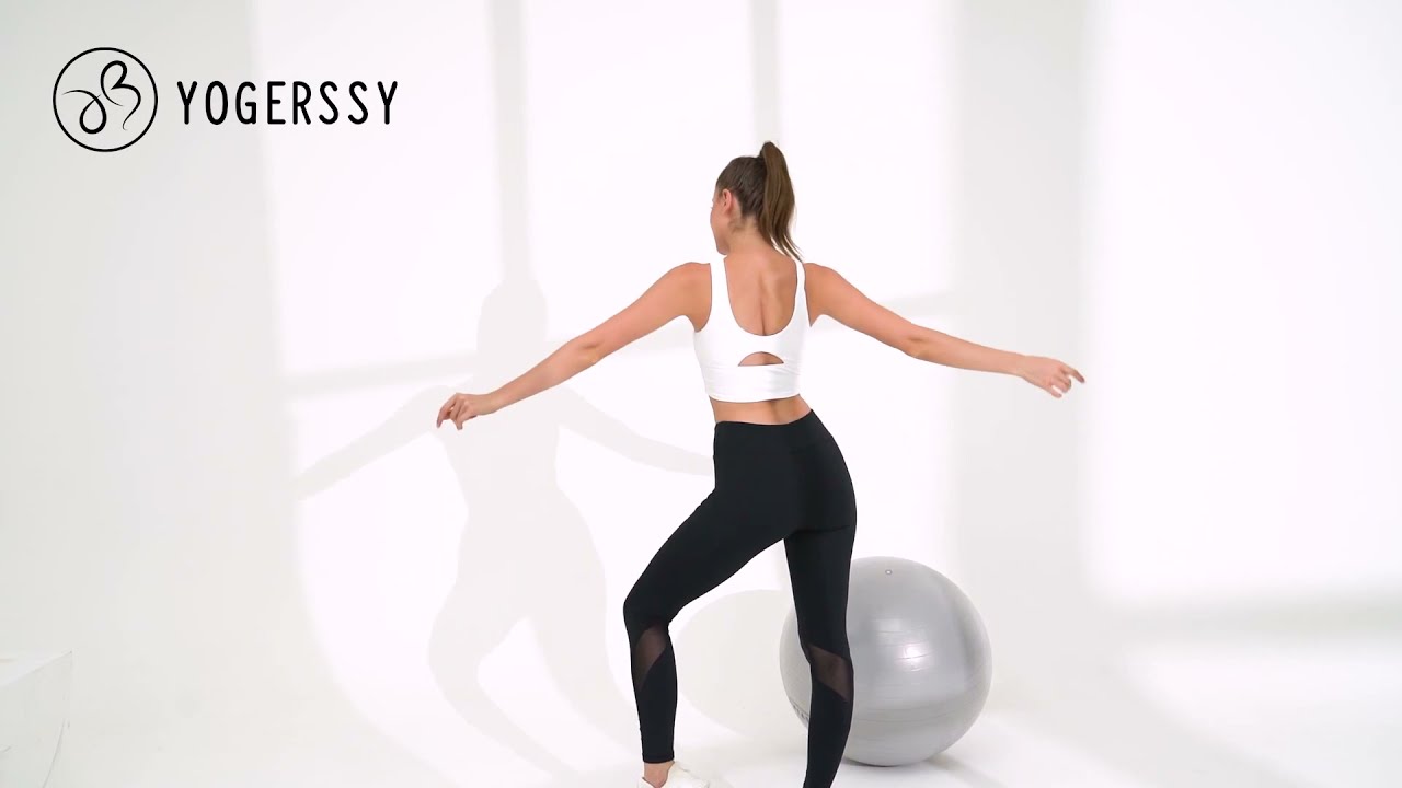 YOGERSSY High Neck Sports Bra Longline Crop Tops