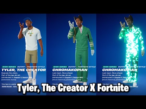 Tyler, The Creator Fortnite ICON Skin (EARLY ACCESS REVEAL + SHOWCASE)