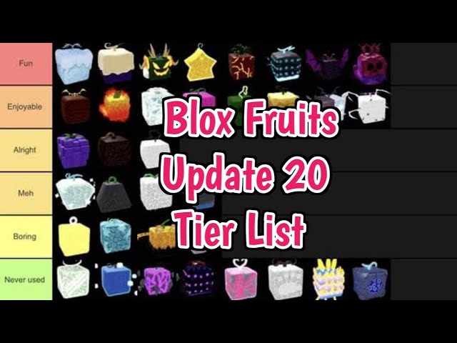 Blox Fruits Update 20 Tier List – Best Fruits – Gamezebo