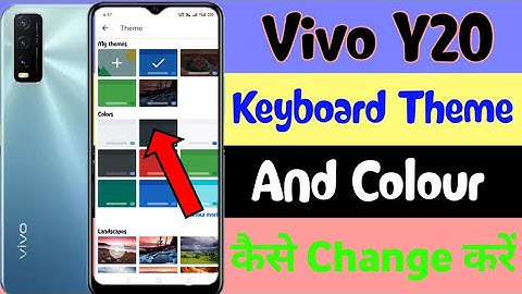 Vivo Y20 Keyboard Colour Change || How To Change Keyboard Theme In Vivo Y20 || The Tech Akash