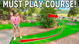 We Found a CRAZY HUGE Mini Golf Course and it's AMAZING!