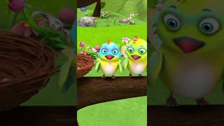 Ghan Ghan Ghor Jungle, घन घन घोर जंगल, Hindi baby Cartoon Song #shorts #preschool #kidsrhymes