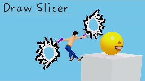 Draw Slicer 79 Very satisfying and relaxing New ASMR slicing game