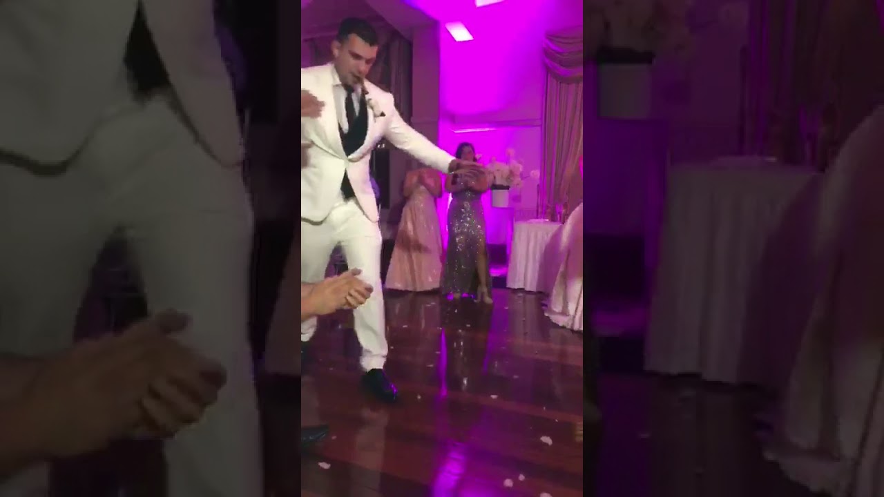 GREEK WEDDING CURZON HALL GROOM DANCING ZEMBEKIKA BOUZOUKI BY TOMMY TSONIS ENTERTAINMENT