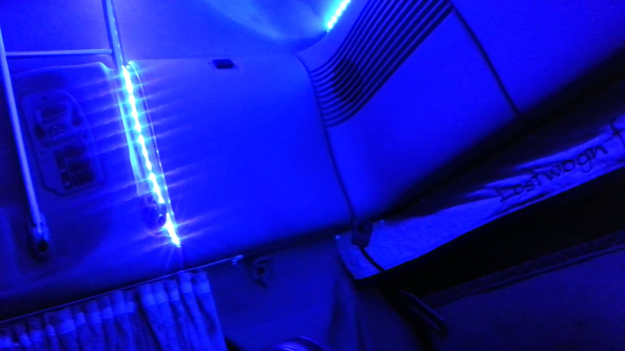 all blue lights in my scania 164 - YouTube