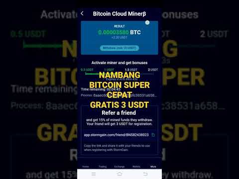 Info Trader Bitcoin || Aplikasi Mining Bitcoin Gratis 3 Usdt Dan Super Cepat Aman