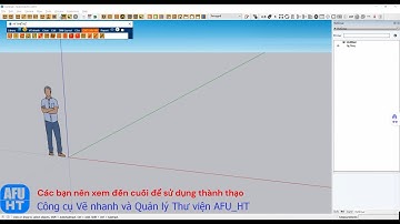 Hướng dẫn thiết lập và sử dụng Toolbar HT Thiết kế của AFU_HT cho SketchUp sản xuất CNC