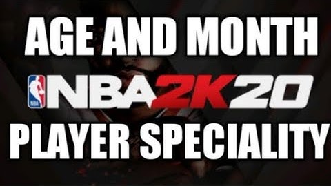 How to Age and month,Player Speciality | Nba 2k20 | Jirou 2k TV