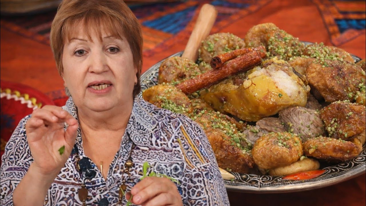 طاجين الحلو الجزائري على الطريقة القبائلية الأصلية 🇩🇿 | مذاق روعة ومضمون مع السيدة رزقي