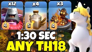 Th18 Thrower + Furnace + Revive Spell Attack Strategy | Best Th18 Attack Strategy (Clash of Clans) screenshot 4