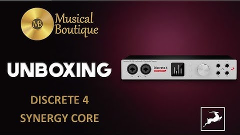 Antelope Audio Discrete 4 Synergy Core - Unboxing en Español