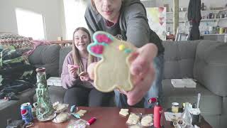 decorating cookies, super baked!!!!