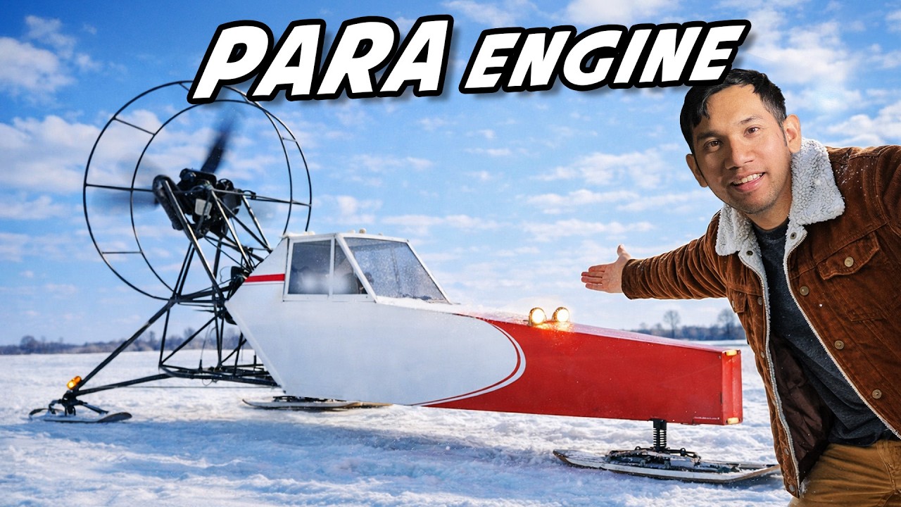 Building a Snow AIR speeder (snow plane) - YouTube