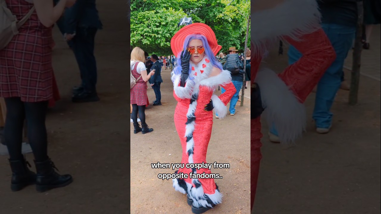 the unlikely duo 😋 @sylphncosplay @mcmcomiccon #marvel #hazbinhotel #cosplay #marvelrivals