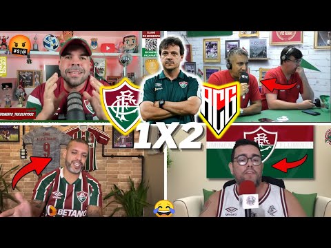 REAÇÕES TRICOLORES SÉRIE B É O CAMINHO E TRISTEZA TOTAL- FLUMINENSE 1X2 ATLÉTICO-GO- VAMOS RIR KKKK