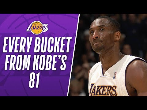 Kobe’nin Tek Maçta Attığı 81 Sayının 3 Dakikalık Videosu