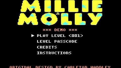 ATARI 7800 += MILLIE AND MOLLY += DEMO