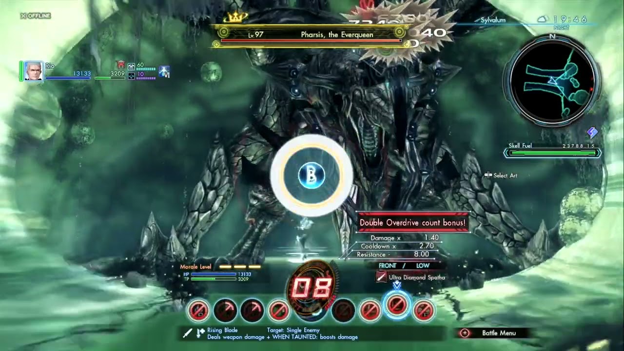 Xenoblade Chronicles X - Pharsis, the Everqueen - Quick Kill (Raygun/Longsword)