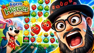 Craziest Gold Bar Race Ever!! Farm Heroes Saga  screenshot 2