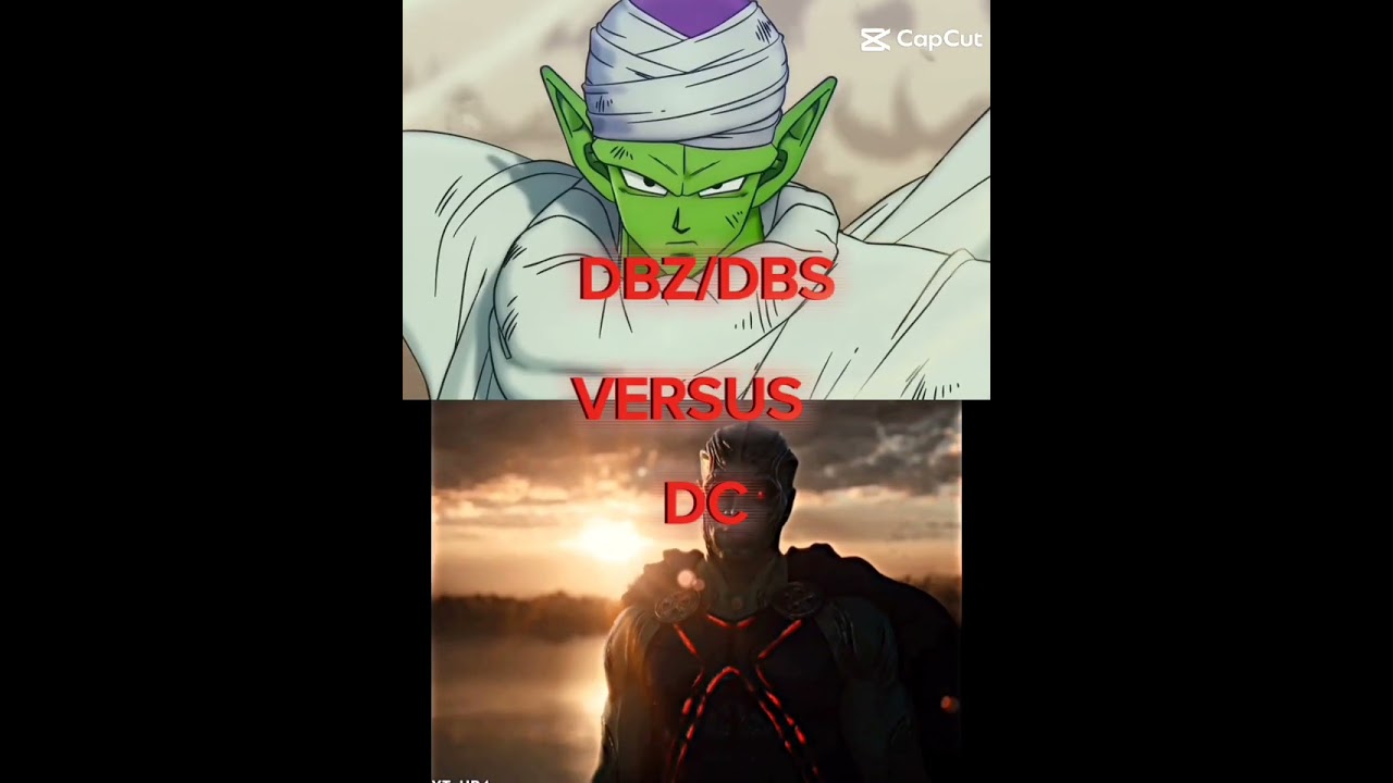 DBZ team vs DC team(DC based on comic) 