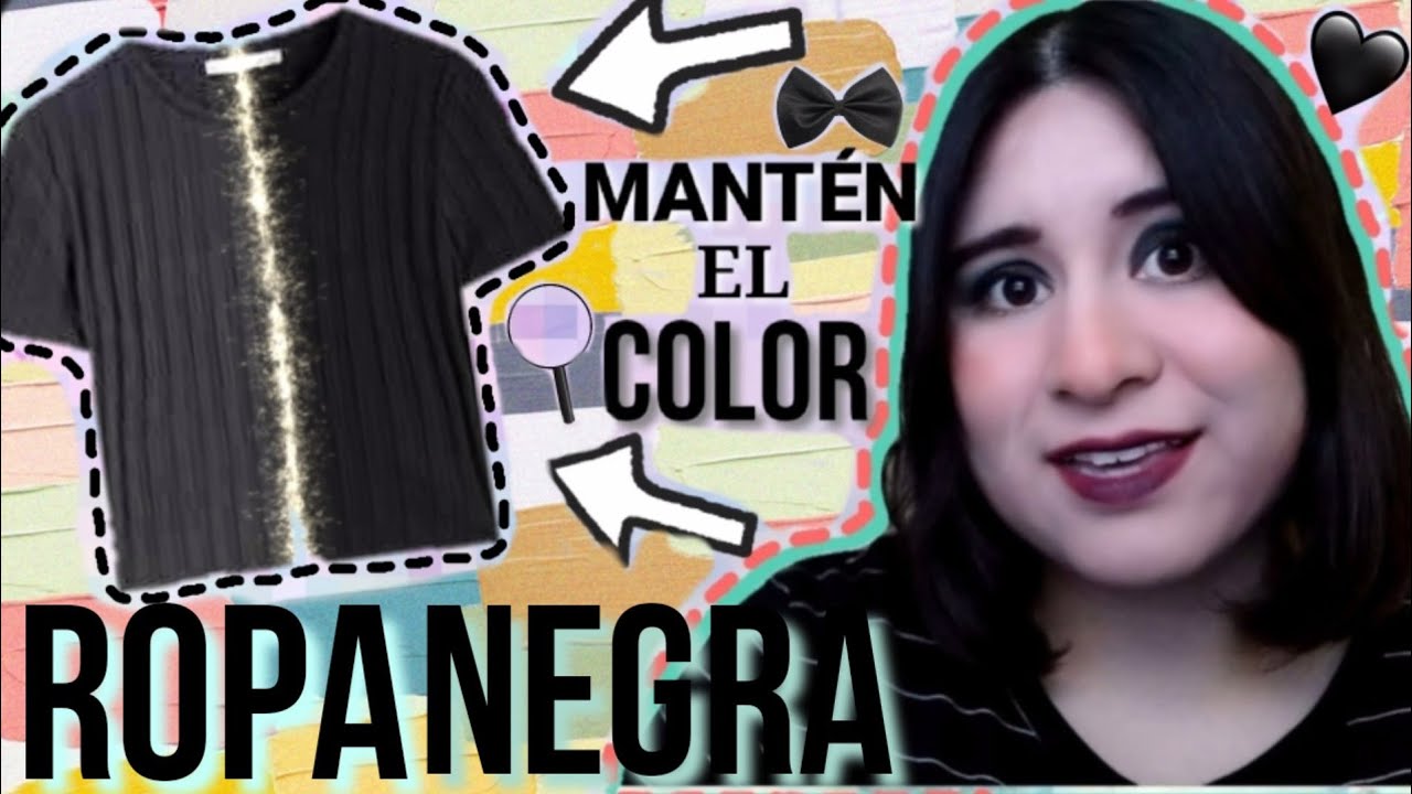 Color Negro Ropa Lavar CÓMO LAVAR ROPA NEGRA Y MANTENER EL COLOR (Sí funciona) ╰(*´︶`*)╯ - YouTube