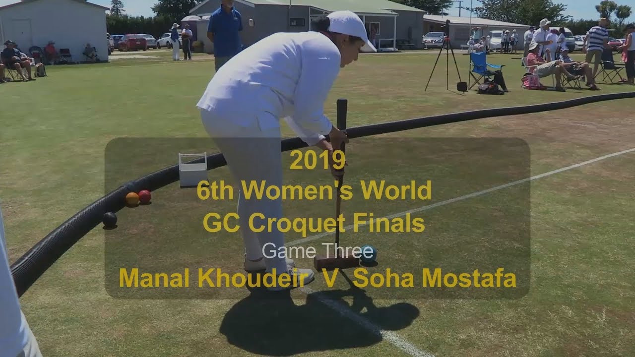 (Game 3) 2019 6th Women's World Golf Croquet Championship Final. YouTube
