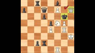 | Queen sacrifice 💀 Checkmate Combination ⚔️🗡️ | #chess #chessshorts #shorts