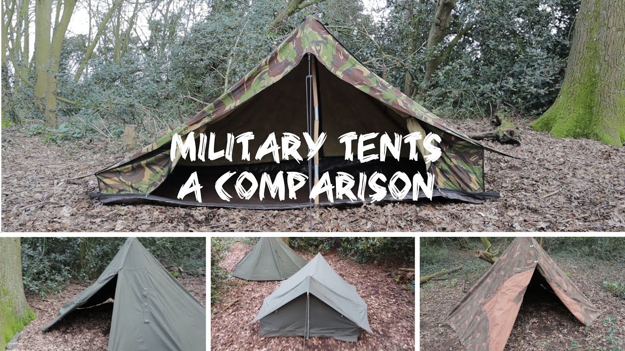 Military Tents, a Comparison, Dutch Army, Polish Lavvu, French F1