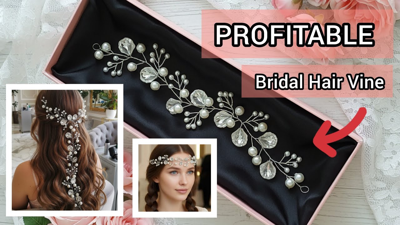 Easy DIY Bridal Hair Vine | Elegant & Profitable