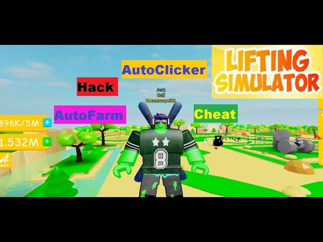 Roblox Lifting Simulator Hack Cheat Auto Clicker Auto Farm Afk Farm Youtube - auto clicker for roblox lifting simulator