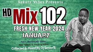 Mix 102 [Fresh New Year 2024] - Dj Senior'B (Strictly New Ugandan Music Videos 2024]