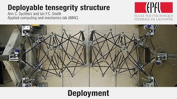 Deployable tensegrity structure