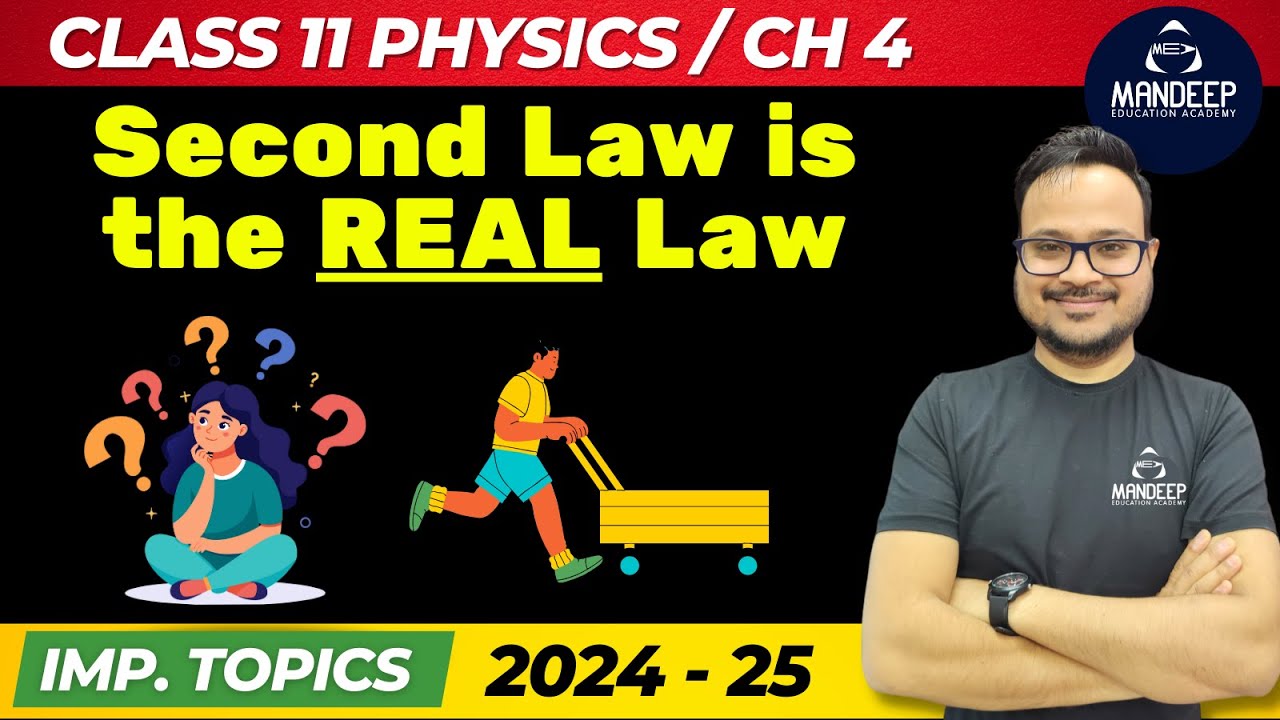 Second Law Is The Real Law Of Motion Class 11 Physics Chapter 4 Second Law Is The Real Law Of Motion Class 11 Physics Chapter 4