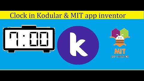 Time telling app in MIT app inventor and kodular