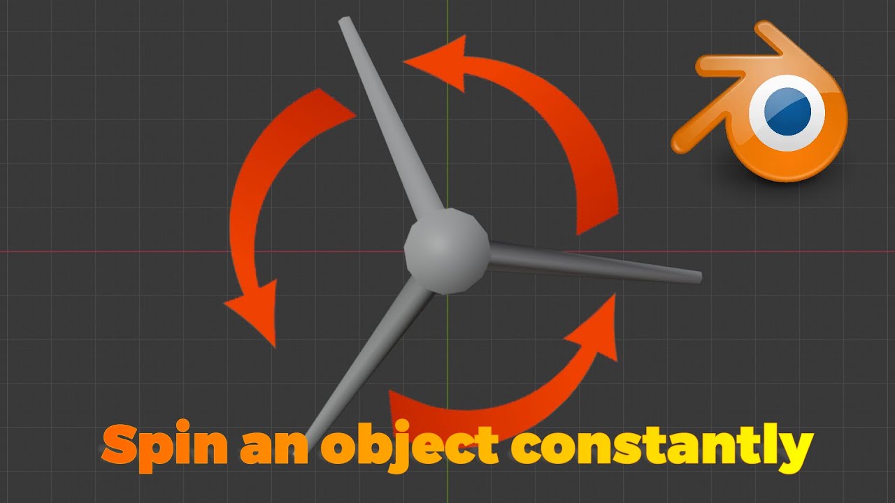 Blender Tutorial Spin an object constantly - animation - in Blender ...