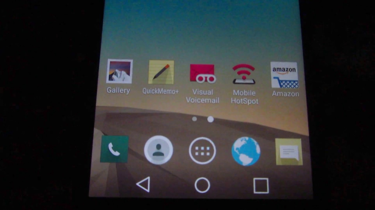 How To Delete Icons And Widgets From The Home Screen Android LG G3