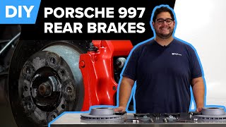 Porsche 997 Rear Brake Pad & Rotor Replacement Diy 2009-2012 Porsche Carrera, S, 4S, Targa, Gts