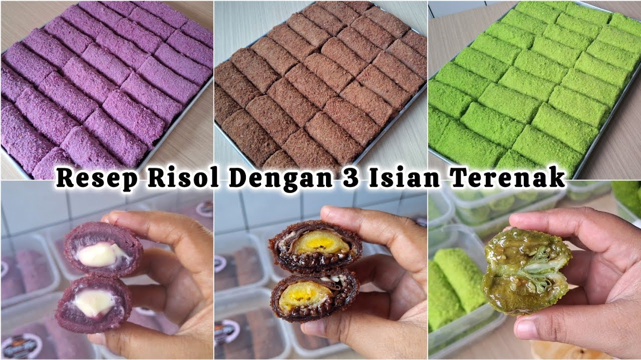 TERUNIK DAN TERENAK ‼️ 3 Resep Risol Varian Rasa Manis & Lumer