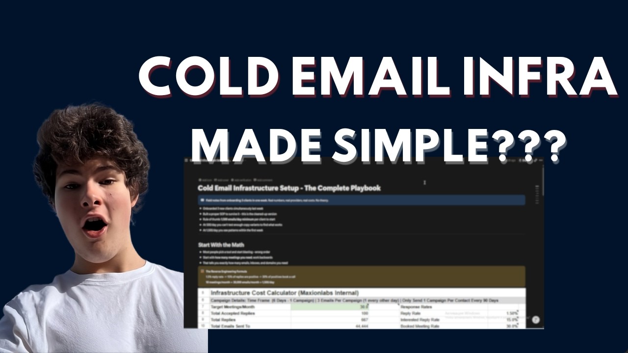 How to Set Up Cold Email Infrastructure (Step by Step SOP) - YouTube