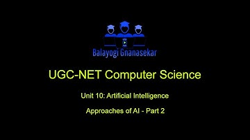 UGC-NET Computer Science: Artificial Intelligence Part-2 #Tamil #UGC #ugc