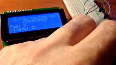 Arduino Uno Atmega 328 - 20x4 LCD Display 3 wire Interface - KY-040 Rotary Encoder