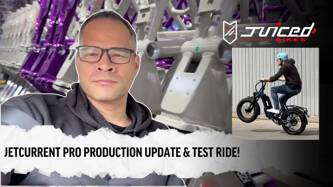 JetCurrent Pro Folding EBike Updates + Test Ride w/ Juiced Bikes Founder Tora Harris YouTube