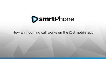 How an incoming call works on the smrtPhone mobile app