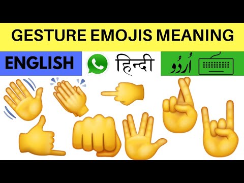 Gesture Emojis Meaning In Hindi Whatsapp Emoji Meanings On Youtube All Emojis Meaning In Hindi Youtube