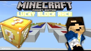 Minecraft Pe Lucky Block Race!!!/ Feat. Hunter 04 & Revenant25 screenshot 2