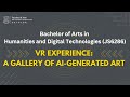 Hku faculty of arts vr experience a gallery of aigenerated art