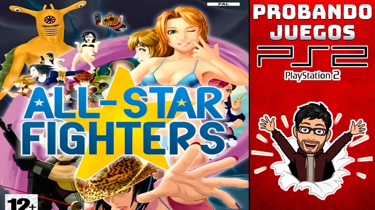 [28] PROBANDO JUEGOS DE PS2 - All Star Fighters (Smash Bros de los Juegos Baratos de PS2)