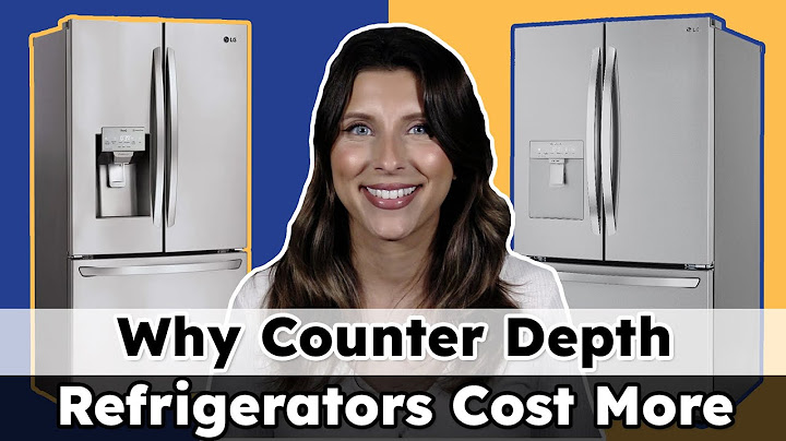 What is the largest cubic foot counter depth refrigerator