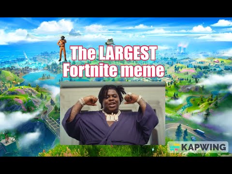 The LARGEST Fortnite Memes! 🤣